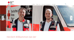 Desktop Screenshot of drk-rettungsdienst-rmt.de